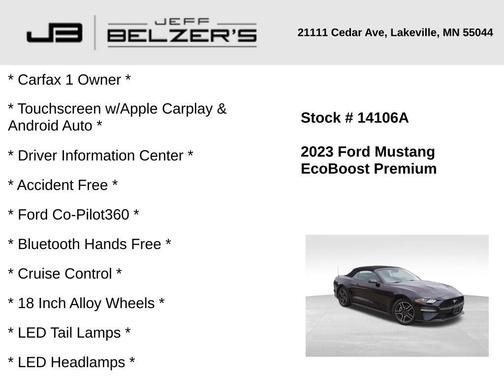 2023 Ford Mustang EcoBoost Premium