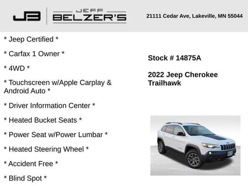 2022 Jeep Cherokee Trailhawk