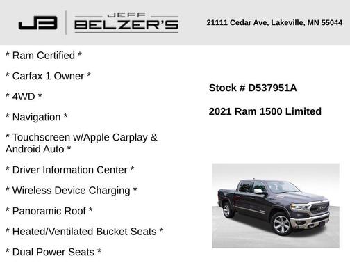 2021 RAM 1500 Limited
