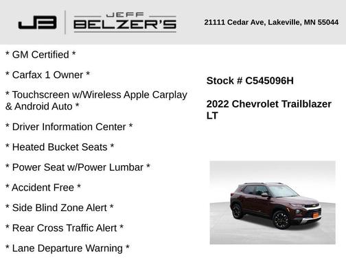 2022 Chevrolet Trailblazer LT