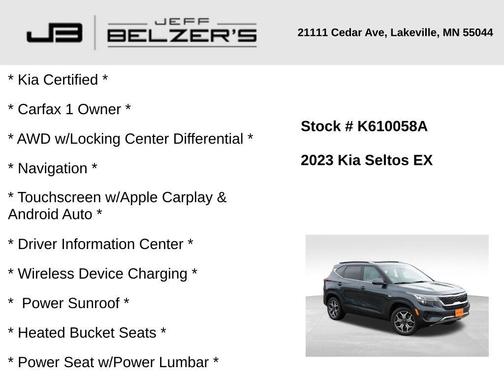 2023 Kia Seltos EX