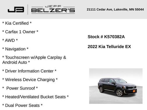 2022 Kia Telluride EX