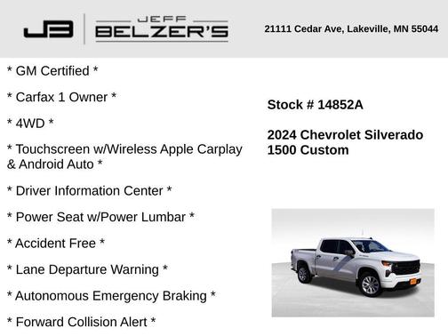 2024 Chevrolet Silverado 1500 Custom