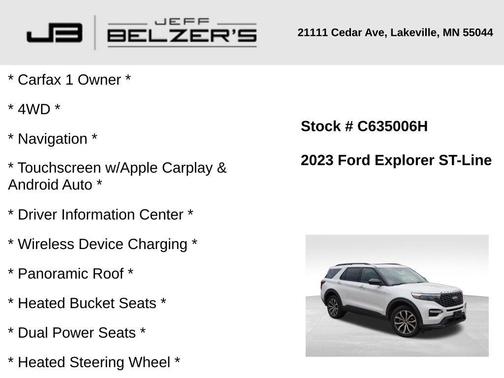 2023 Ford Explorer ST-Line