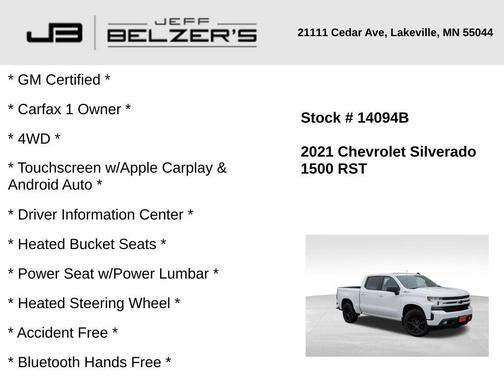 2021 Chevrolet Silverado 1500 RST