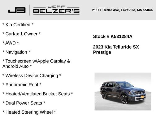 2023 Kia Telluride SX-Prestige