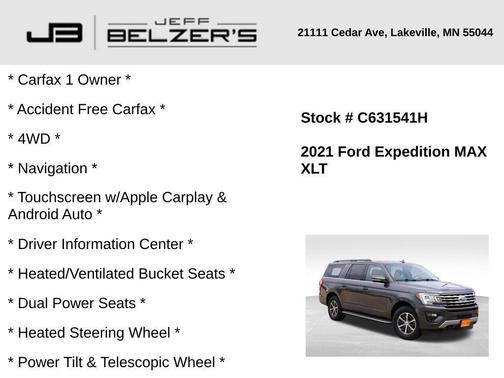 2021 Ford Expedition Max XLT
