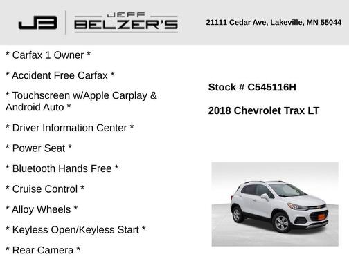 2018 Chevrolet Trax LT