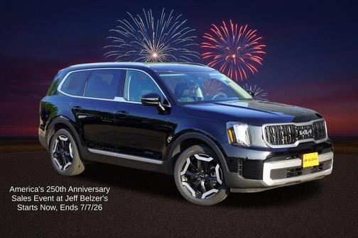Ebony Black 2024 Kia Telluride EX