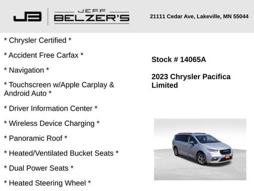 2023 Chrysler Pacifica Limited