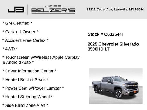 2025 Chevrolet Silverado 3500 LT