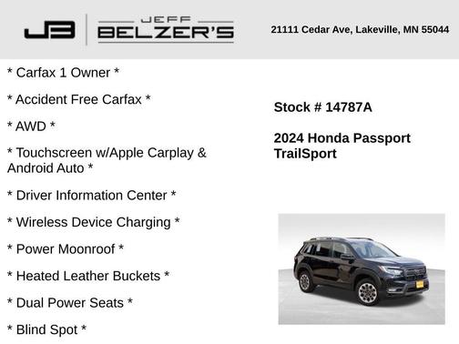 2024 Honda Passport TrailSport