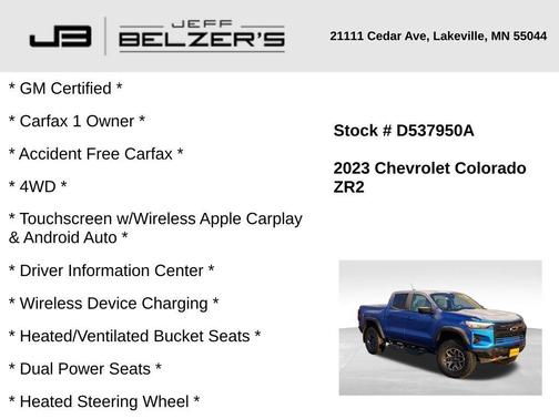 2023 Chevrolet Colorado ZR2