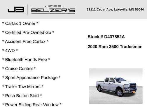 2020 RAM 3500 Tradesman
