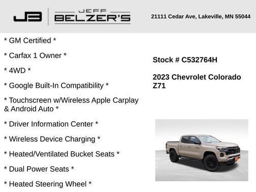2023 Chevrolet Colorado Z71