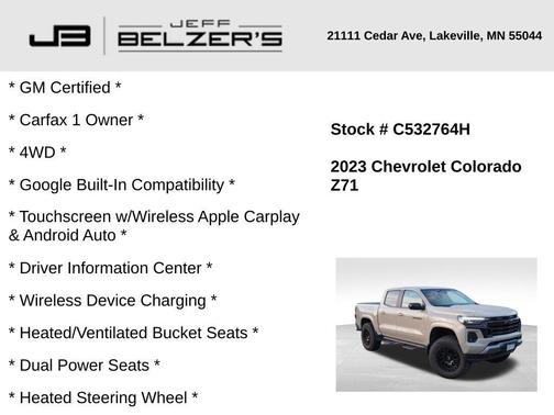 2023 Chevrolet Colorado Z71
