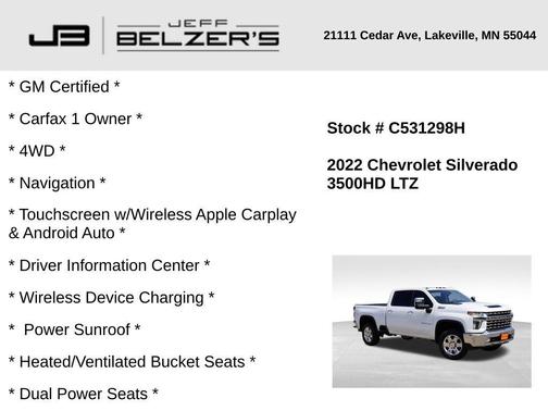 2022 Chevrolet Silverado 3500 LTZ