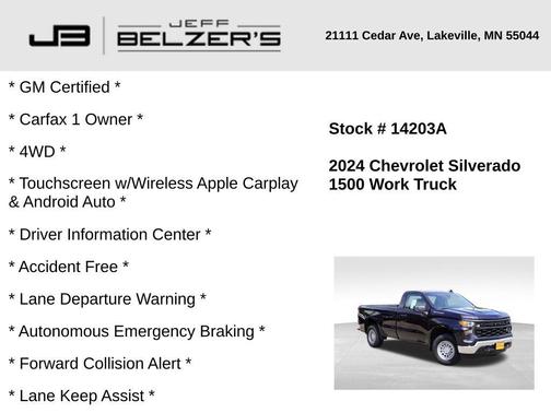 2024 Chevrolet Silverado 1500 WT
