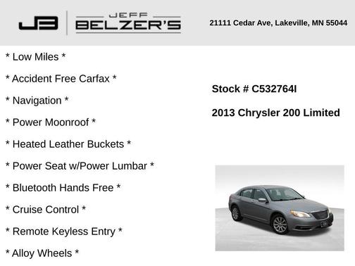2013 Chrysler 200 Limited