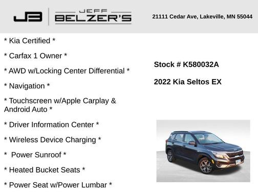 2022 Kia Seltos EX