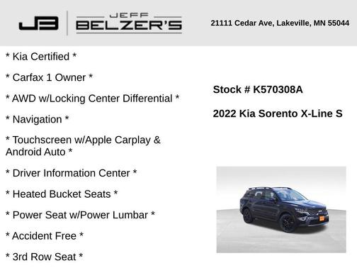 2022 Kia Sorento S