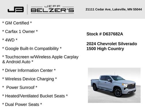 2024 Chevrolet Silverado 1500 High Country