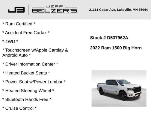 2022 RAM 1500 Big Horn
