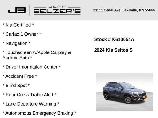 2024 Kia Seltos S