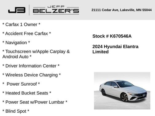 2024 Hyundai ELANTRA Limited