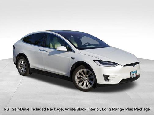 Pearl White Multi 2020 Tesla Model X Long Range Plus