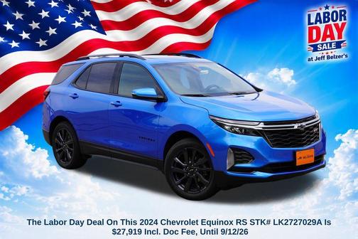Rip Tide Blue 2024 Chevrolet Equinox RS