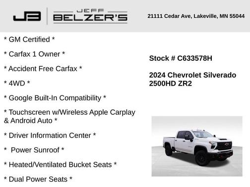 2024 Chevrolet Silverado 2500 ZR2