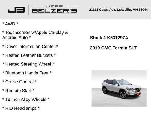 2019 GMC Terrain SLT