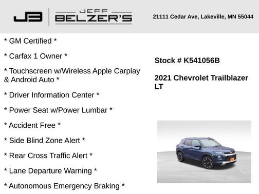 2021 Chevrolet Trailblazer LT