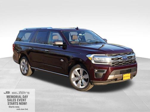 Jewel Red Metallic 2023 Ford Expedition Max King Ranch