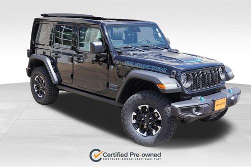 Black Clearcoat 2024 Jeep Wrangler 4xe Rubicon