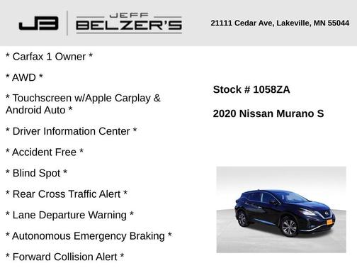 2020 Nissan Murano S