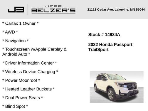 2022 Honda Passport TrailSport