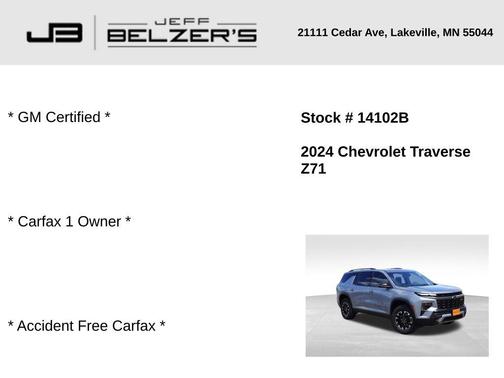 2024 Chevrolet Traverse Z71