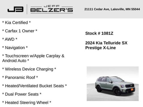 2024 Kia Telluride SX-Prestige X-Line
