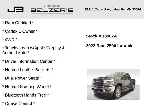 2022 RAM 2500 Laramie