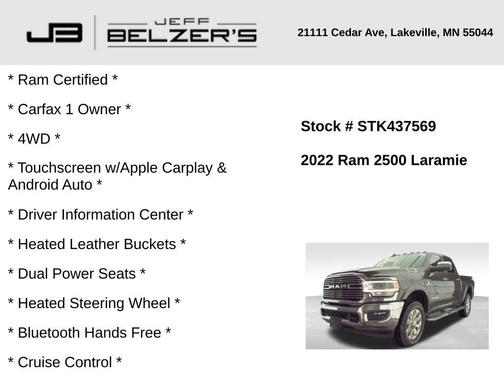 2022 RAM 2500 Laramie