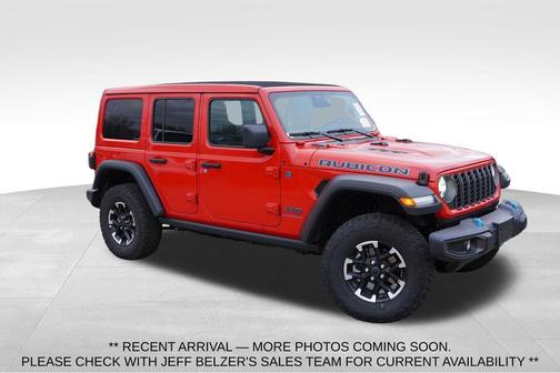 Firecracker Red Clearcoat 2025 Jeep Wrangler 4xe Rubicon