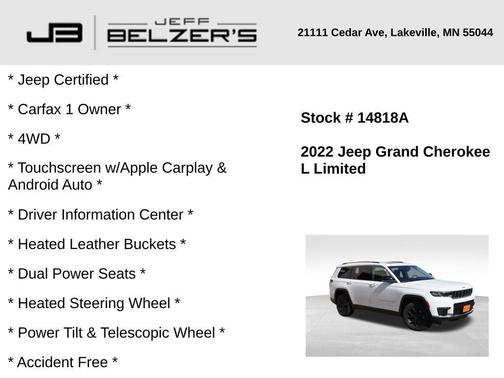 2022 Jeep Grand Cherokee L Limited
