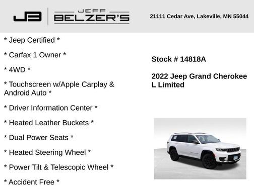 2022 Jeep Grand Cherokee L Limited