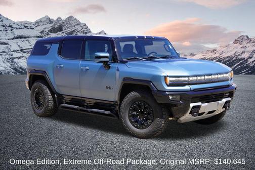 Neptune Blue 2024 GMC HUMMER EV SUV 3X