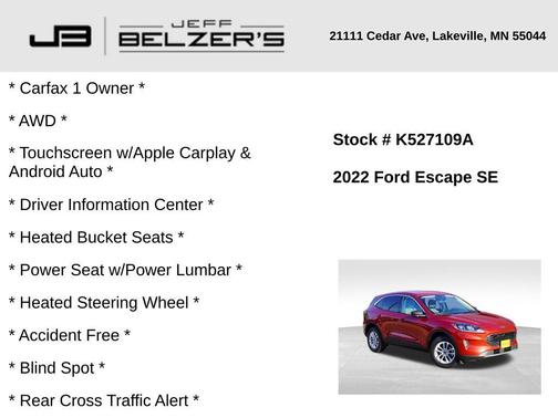 2022 Ford Escape SE