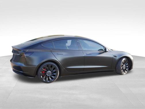 Matte Black 2023 Tesla Model 3 Performance