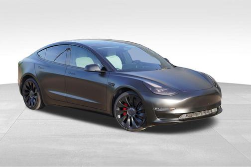 Matte Black 2023 Tesla Model 3 Performance