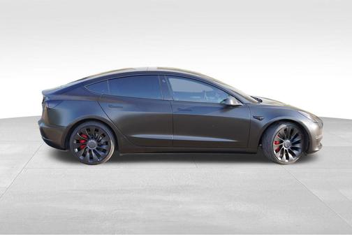 Matte Black 2023 Tesla Model 3 Performance